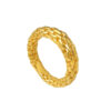 TOMEI Lusso Italia Layered Chain Ring, Yellow Gold 916