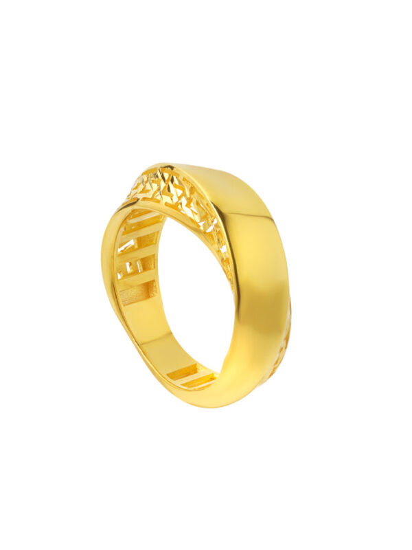 TOMEI Lusso Italia Filgree Ring, Yellow Gold 916