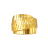 TOMEI Lusso Italia Bold Dominoes Ring, Yellow Gold 916