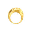 TOMEI Lusso Italia Bold Dominoes Ring, Yellow Gold 916