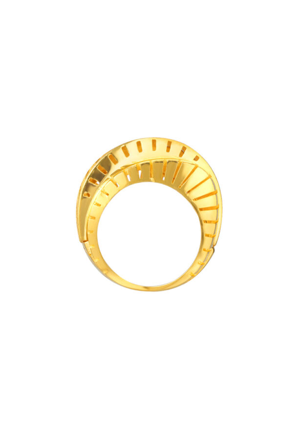 TOMEI Lusso Italia Bold Dominoes Ring, Yellow Gold 916