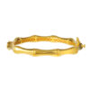 TOMEI Lusso Italia Bamboo Bangle, Yellow Gold 916
