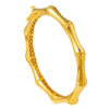 TOMEI Lusso Italia Bamboo Bangle, Yellow Gold 916