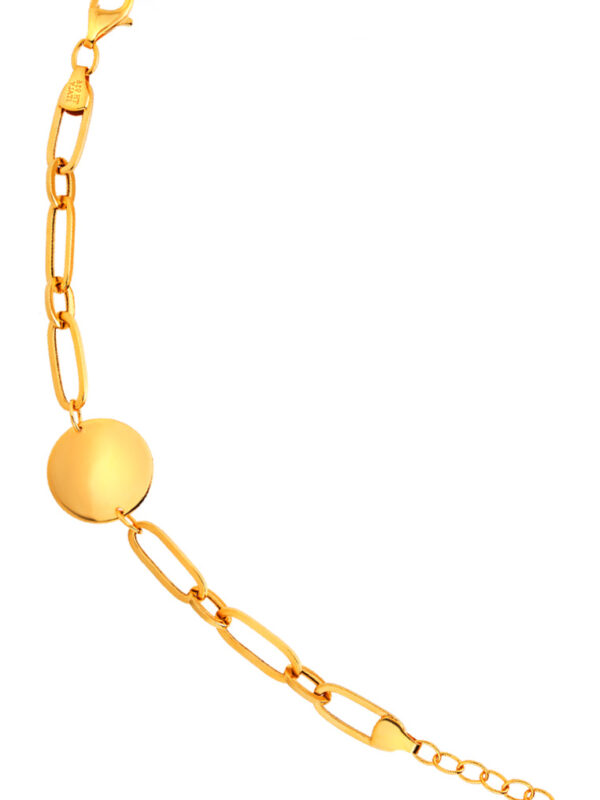 TOMEI Lusso Italia Circle Kids Bracelet, Yellow Gold 916