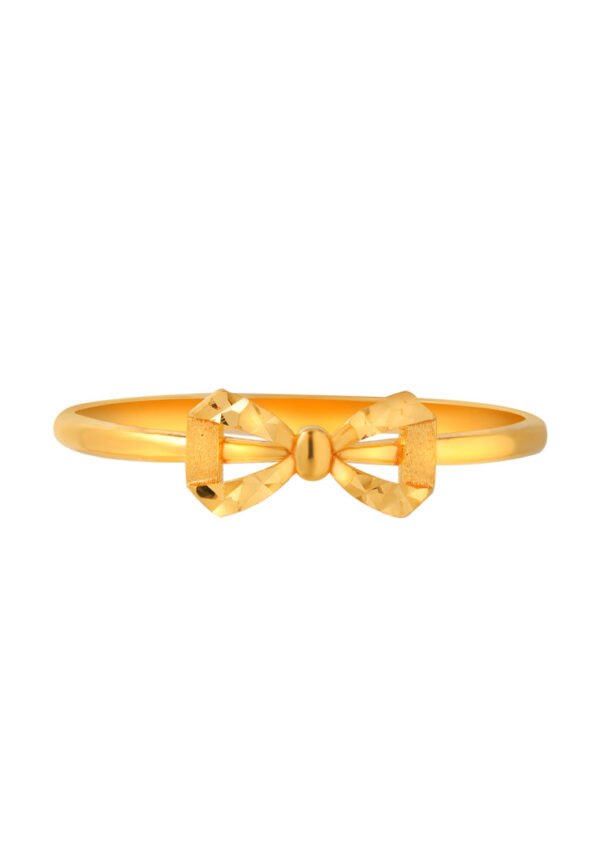 TOMEI Bowtie Ribbon Ring, Yellow Gold 916