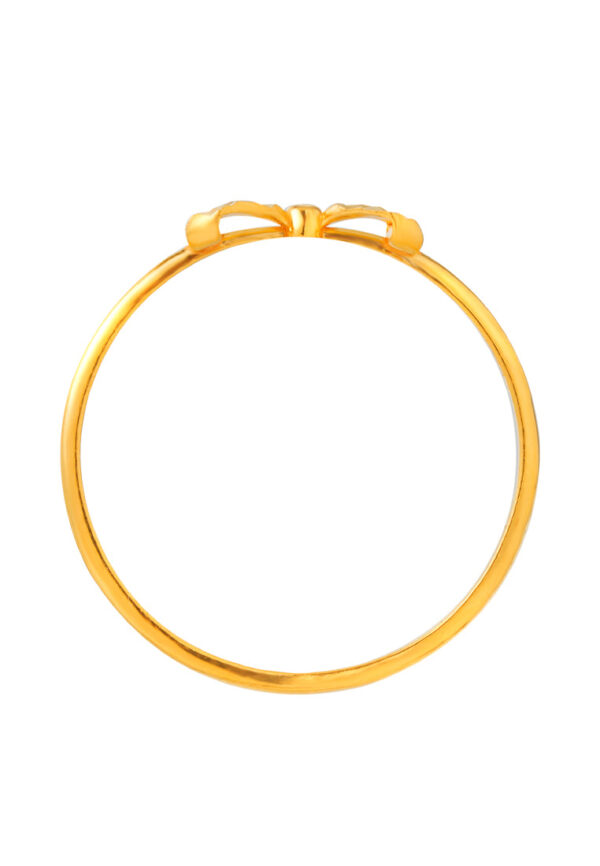 TOMEI Bowtie Ribbon Ring, Yellow Gold 916