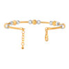 TOMEI Lusso Italia Dual Tone Beads Bangle, Yellow Gold 916