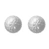 TOMEI Dual Tone Ball Stud Earrings, Yellow Gold 916