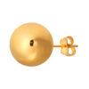 TOMEI Lusso Italia Ball Stud Earrings, Yellow Gold 916