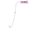 TOMEI Entwined Heart Bracelet I Diamond White Gold 375 (B0976)