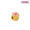 Rosy Kissy Flower Charm | Tomei Yellow Gold 916 (22K)
