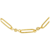 TOMEI Bead Linked Necklace, Yellow Gold 916