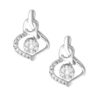 TOMEI Earrings in Bedazzling Verve Diamond White Gold 375