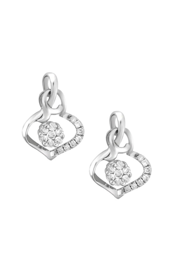 TOMEI Earrings in Bedazzling Verve Diamond White Gold 375