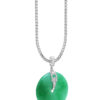 TOMEI Jade Pendant Of Harmony, White Gold 750