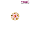 Rosy Kissy Flower Charm | Tomei Yellow Gold 916 (22K)