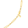 TOMEI Bead Linked Necklace, Yellow Gold 916