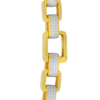 TOMEI Diamond Cut Collection Strong Link Bracelet, Yellow Gold 916