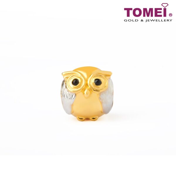 Owl Charm | Tomei Yellow Gold 916 (22K)