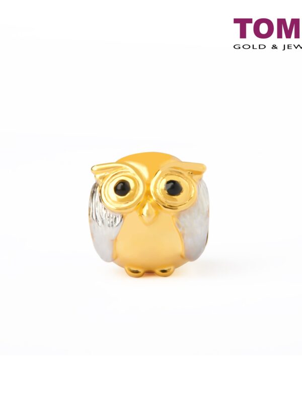 Owl Charm | Tomei Yellow Gold 916 (22K)