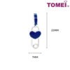 TOMEI Bonny Pin Charm, White Gold 585