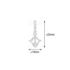 TOMEI Be My Valentine Arrow Charm, White Gold 585