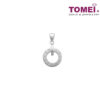 TOMEI Circle of Forever Love Pendant, White Gold 585 (P6100)