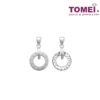 TOMEI Circle of Forever Love Pendant, White Gold 585 (P6100)