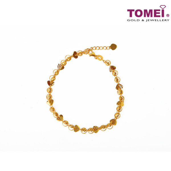 TOMEI Convivality in Circularly Merriment Bracelet Yellow Gold 916  (IM-H5181-1B-1C)