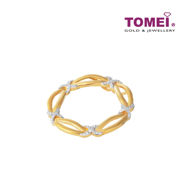 TOMEI Circularity with Verve Pendant, Yellow Gold 916