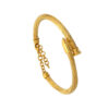 TOMEI Lusso Italia Stacked Bangle,Yellow Gold 916