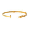 TOMEI Lusso Italia Slim Chain Link Bangle, Yellow Gold 916