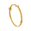 TOMEI Lusso Italia Slim Chain Link Bangle, Yellow Gold 916