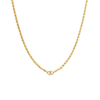 TOMEI Men's Twisted Sg Chain, Yellow Gold 916