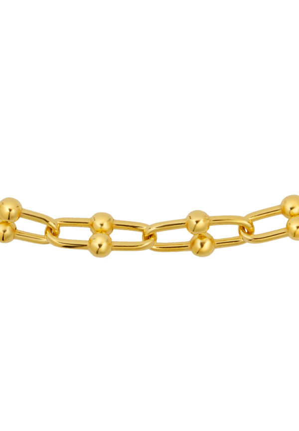 TOMEI Hardware Link Bracelet, Yellow Gold 916
