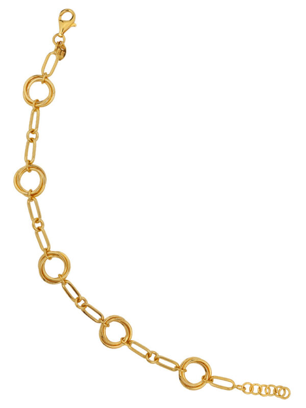 TOMEI Bubble Link Bracelet, Yellow Gold 916