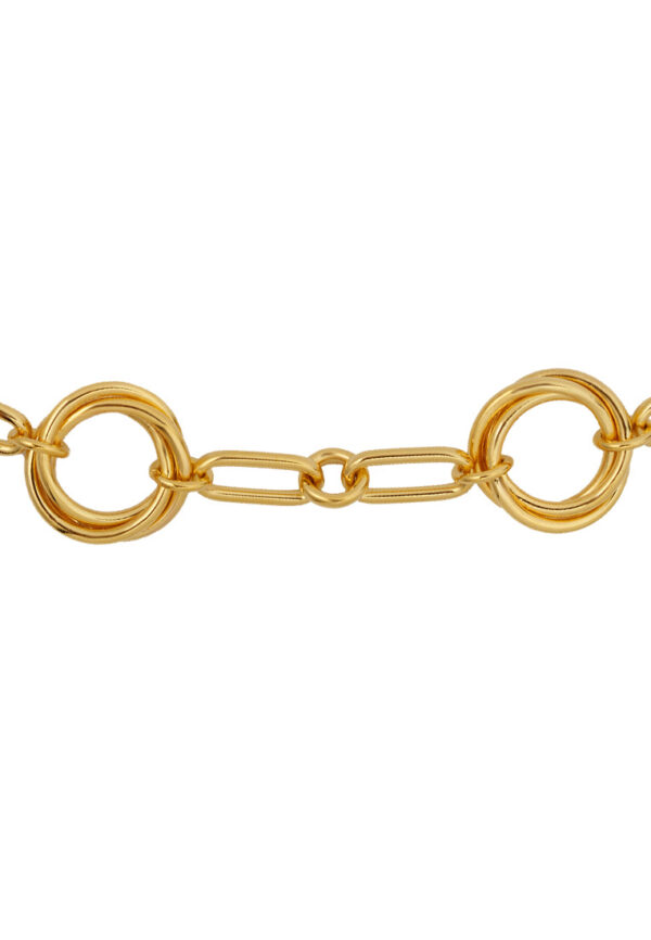 TOMEI Bubble Link Bracelet, Yellow Gold 916