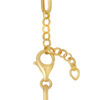 TOMEI Key & Lock Bracelet, Yellow Gold 916