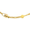 TOMEI Key & Lock Bracelet, Yellow Gold 916