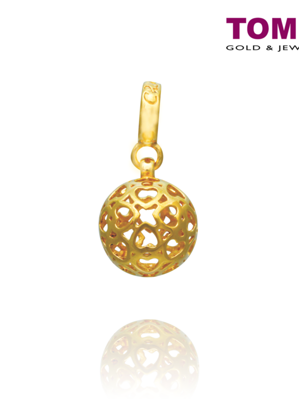 TOMEI Dangling Ball Chomel Charm | Light of My Life | Yellow Gold 916
