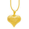 TOMEI Lusso Italia Heart Pendant, Yellow Gold 916