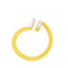 TOMEI Dual-Tone Parallel Ring, Yellow Gold 916