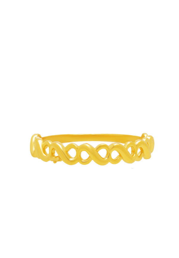 TOMEI Infinity Ring, Yellow Gold 916