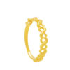 TOMEI Infinity Ring, Yellow Gold 916