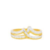 TOMEI Dual-Tone Wavy Ring, Yellow Gold 916