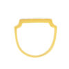 TOMEI Laser Cut Line Ring, Yellow Gold 916
