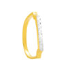 TOMEI Laser Cut Line Ring, Yellow Gold 916