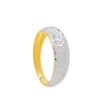 TOMEI Dual-Tone Fearless Ring, Yellow Gold 916