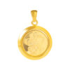 TOMEI Flower Of Life Gift Pendant, Plated Yellow Gold