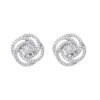 TOMEI Noeud Earrings, White Gold 750 (E1895)